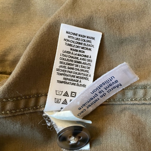 Lucky Brand Cargo Utility Jacket Fold Up Hoodie Full Front Zipper Size M - Picture 10 of 11